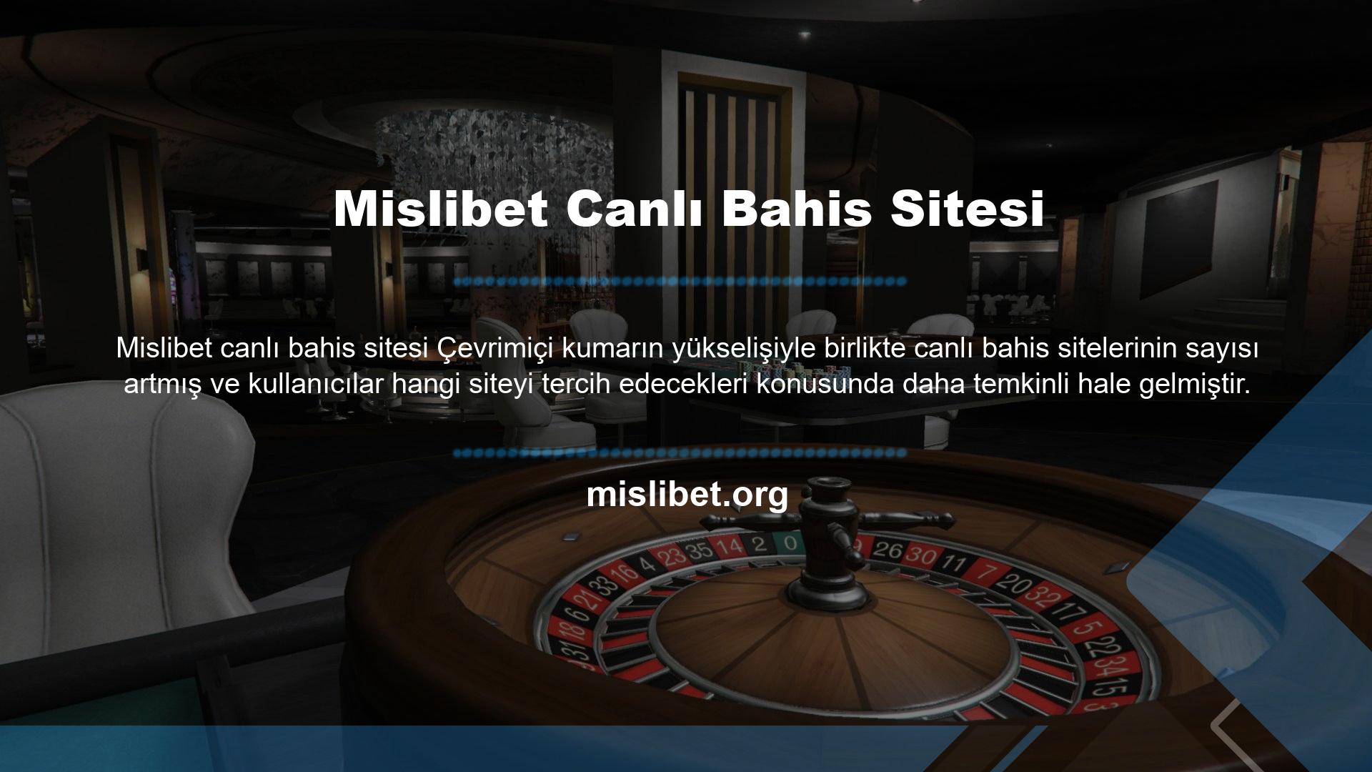 Mislibet, Türkiye'de hizmet sunan en popüler çevrimiçi bahis sitelerinden biridir